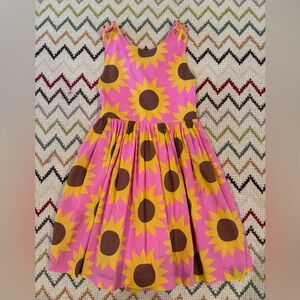 Boden Pink Sunflower Dress
